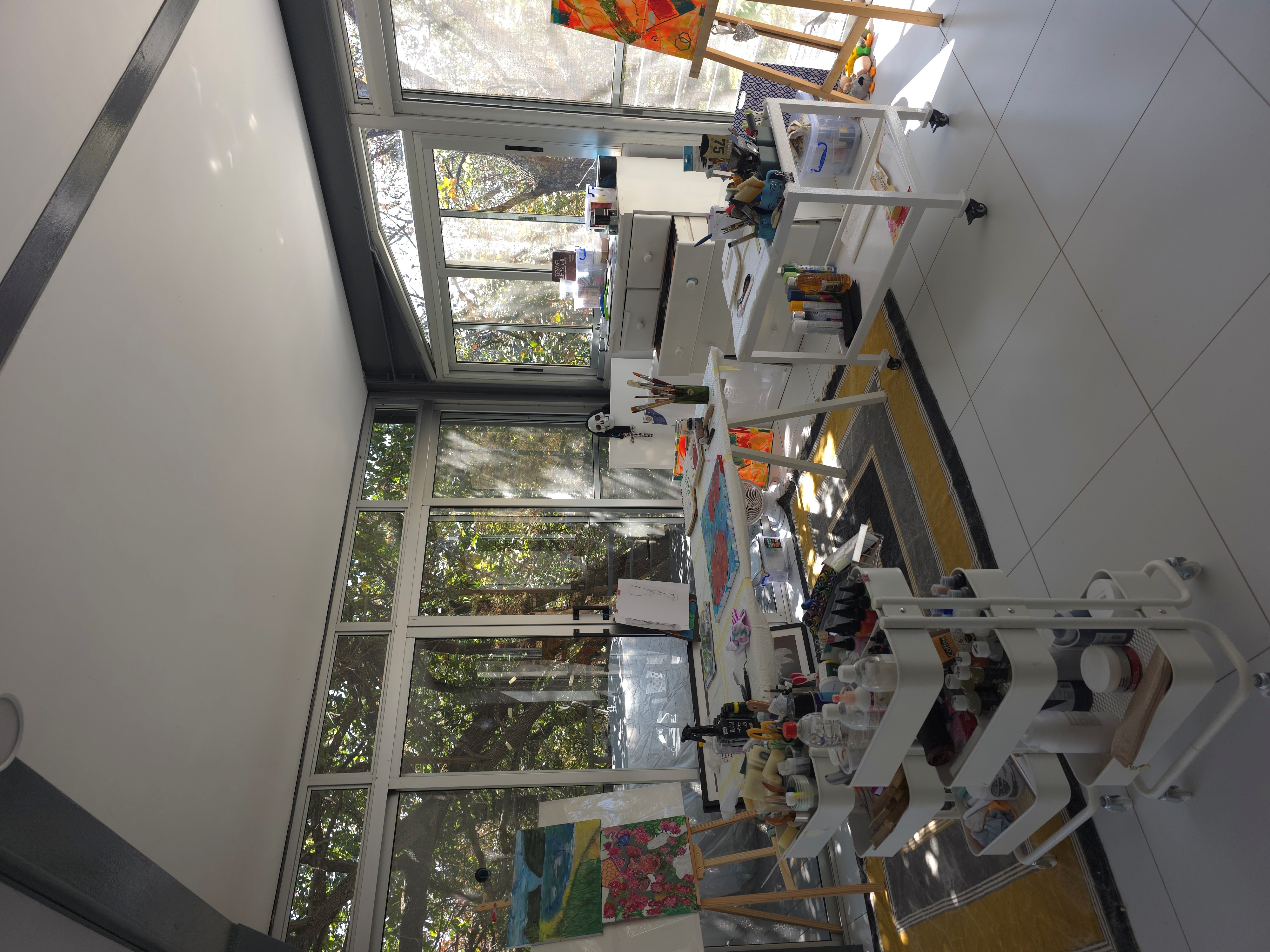 Kim Shiel's studio in Zambia