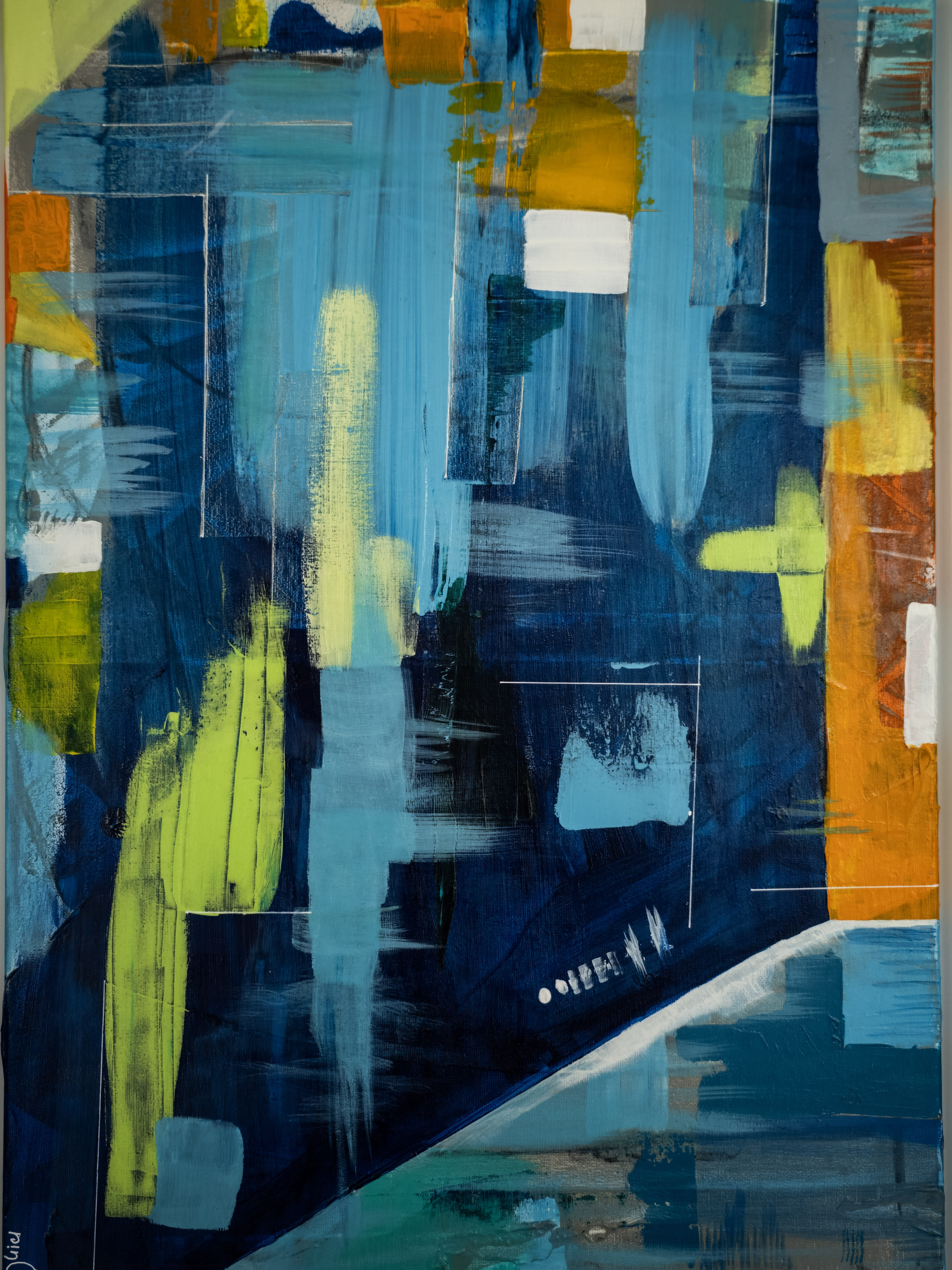 Alone we exist, Together we live — panel 1 of 2